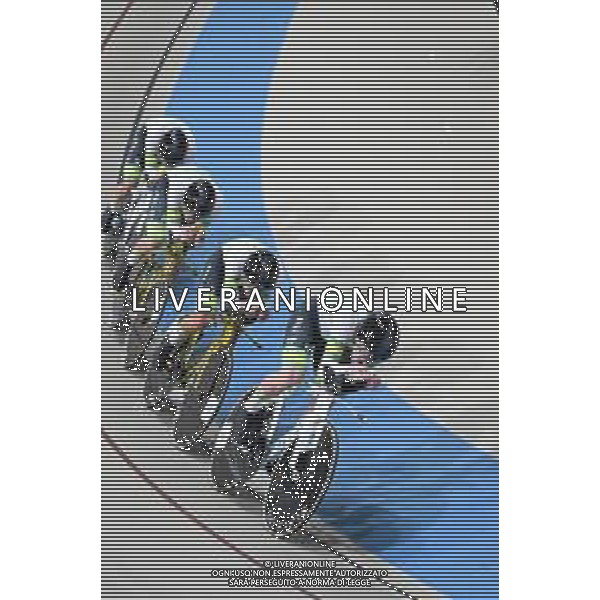 23-10-2025 World Championships Elite Track; Giornata 02; 2025, Australia; Bleddyn, Olver; Agnoletto, Blake; Leahy, Conor; Moriarty, James; Santiago Del Cile - Velodromo Penalolen; ©SIROTTI - AGENZIA ALDO LIVERANI SAS