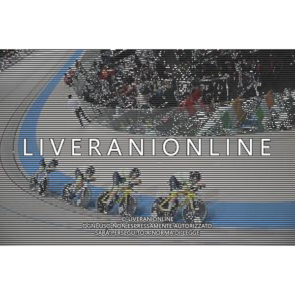 23-10-2025 World Championships Elite Track; Giornata 02; 2025, Australia; Bleddyn, Olver; Agnoletto, Blake; Leahy, Conor; Moriarty, James; Santiago Del Cile - Velodromo Penalolen; ©SIROTTI - AGENZIA ALDO LIVERANI SAS