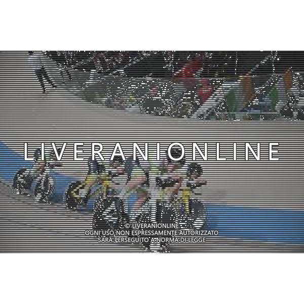 23-10-2025 World Championships Elite Track; Giornata 02; 2025, Australia; Bleddyn, Olver; Agnoletto, Blake; Leahy, Conor; Moriarty, James; Santiago Del Cile - Velodromo Penalolen; ©SIROTTI - AGENZIA ALDO LIVERANI SAS