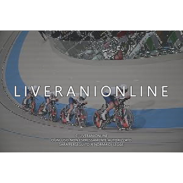 23-10-2025 World Championships Elite Women Track; Giornata 02; 2025, Great Britain; Leech, Madelaine; Barker, Megan; Knight, Josie; Morris, Anna; Santiago Del Cile - Velodromo Penalolen; ©SIROTTI - AGENZIA ALDO LIVERANI SAS