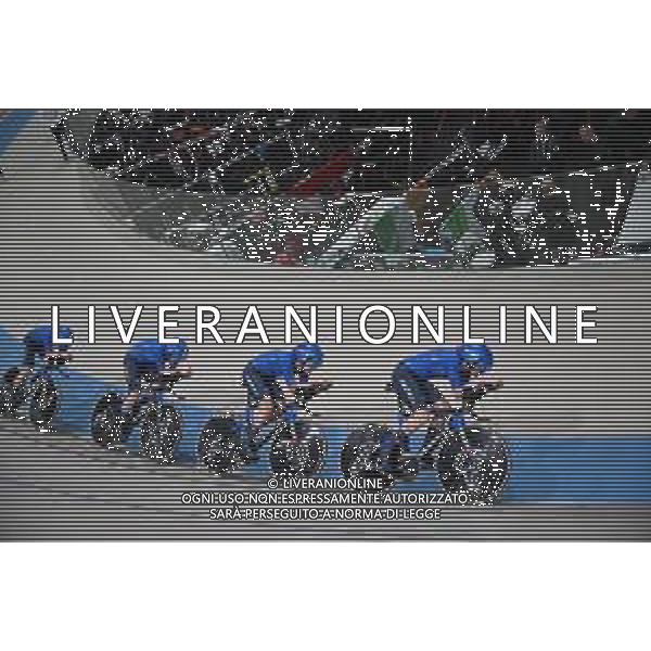 23-10-2025 World Championships Elite Women Track; Giornata 02; 2025, Italia; Guazzini, Vittoria; Fidanza, Martina; Alzini, Martina; Venturelli, Federica; Santiago Del Cile - Velodromo Penalolen; ©SIROTTI - AGENZIA ALDO LIVERANI SAS