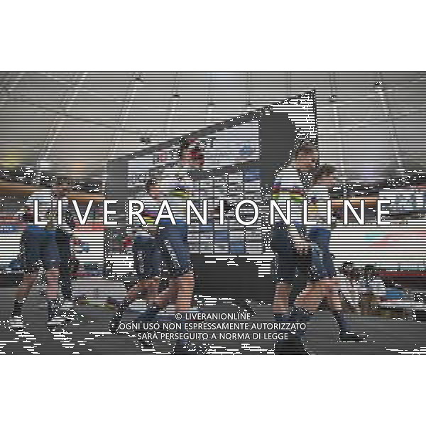 23-10-2025 World Championships Elite Women Track; Giornata 02; 2025, Italia; Guazzini, Vittoria; Fidanza, Martina; Alzini, Martina; Venturelli, Federica; Consonni, Chiara; Santiago Del Cile - Velodromo Penalolen; ©SIROTTI - AGENZIA ALDO LIVERANI SAS