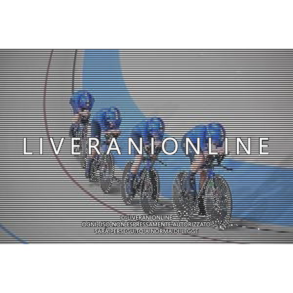 23-10-2025 World Championships Elite Women Track; Giornata 02; 2025, Italia; Guazzini, Vittoria; Fidanza, Martina; Alzini, Martina; Venturelli, Federica; Santiago Del Cile - Velodromo Penalolen; ©SIROTTI - AGENZIA ALDO LIVERANI SAS