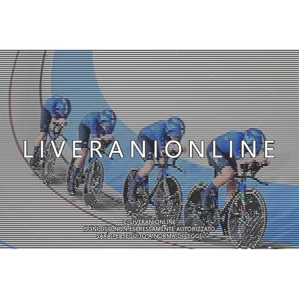 23-10-2025 World Championships Elite Women Track; Giornata 02; 2025, Italia; Guazzini, Vittoria; Fidanza, Martina; Alzini, Martina; Venturelli, Federica; Santiago Del Cile - Velodromo Penalolen; ©SIROTTI - AGENZIA ALDO LIVERANI SAS