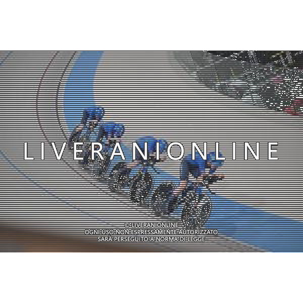 23-10-2025 World Championships Elite Women Track; Giornata 02; 2025, Italia; Guazzini, Vittoria; Fidanza, Martina; Alzini, Martina; Venturelli, Federica; Santiago Del Cile - Velodromo Penalolen; ©SIROTTI - AGENZIA ALDO LIVERANI SAS