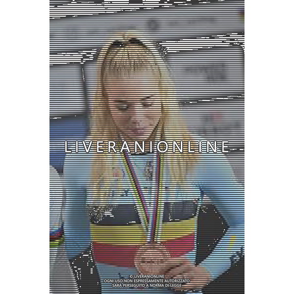 23-10-2025 World Championships Elite Women Track; Giornata 02; 2025, Belgium; Hesters, Helene; Santiago Del Cile - Velodromo Penalolen; ©SIROTTI - AGENZIA ALDO LIVERANI SAS