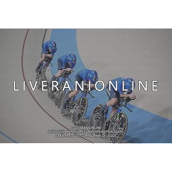 23-10-2025 World Championships Elite Women Track; Giornata 02; 2025, Italia; Guazzini, Vittoria; Fidanza, Martina; Alzini, Martina; Venturelli, Federica; Santiago Del Cile - Velodromo Penalolen; ©SIROTTI - AGENZIA ALDO LIVERANI SAS