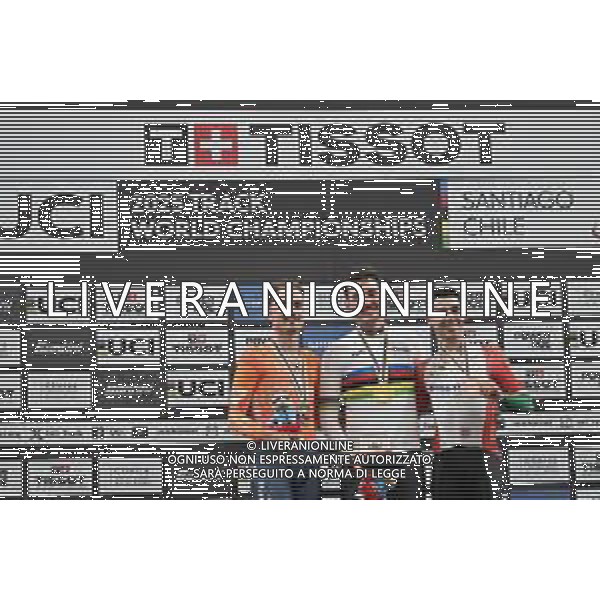 23-10-2025 World Championships Elite Track; Giornata 02; 2025, Germany; 2025, Olanda; 2025, Portogallo; Augenstein, Moritz; Dorenbos, Yanne; Leitao, Iuri; Santiago Del Cile - Velodromo Penalolen; ©SIROTTI - AGENZIA ALDO LIVERANI SAS