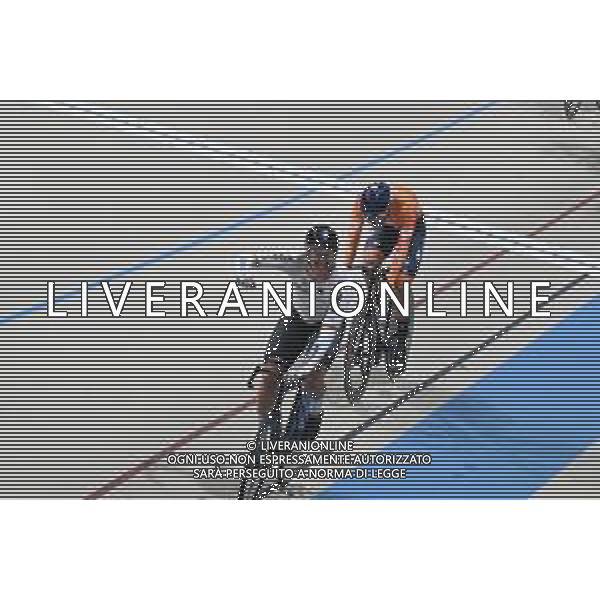 23-10-2025 World Championships Elite Track; Giornata 02; 2025, Germany; 2025, Olanda; Augenstein, Moritz; Dorenbos, Yanne; Santiago Del Cile - Velodromo Penalolen; ©SIROTTI - AGENZIA ALDO LIVERANI SAS