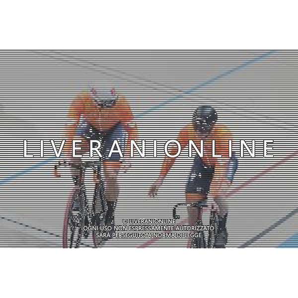 23-10-2025 World Championships Elite Track; Giornata 02; 2025, Olanda; Lavreysen, Harrie; Hoogland, Jeffrey; Santiago Del Cile - Velodromo Penalolen; ©SIROTTI - AGENZIA ALDO LIVERANI SAS