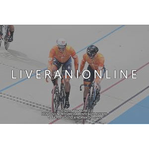 23-10-2025 World Championships Elite Track; Giornata 02; 2025, Olanda; Lavreysen, Harrie; Hoogland, Jeffrey; Santiago Del Cile - Velodromo Penalolen; ©SIROTTI - AGENZIA ALDO LIVERANI SAS