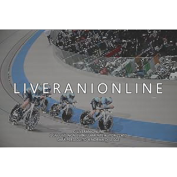 23-10-2025 World Championships Elite Women Track; Giornata 02; 2025, Belgium; Bossuyt, Shari; De Clercq, Katrijn; Hesters, Helene; Vierstraete, Luca; Santiago Del Cile - Velodromo Penalolen; ©SIROTTI - AGENZIA ALDO LIVERANI SAS