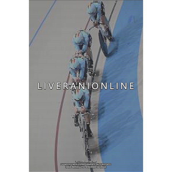 23-10-2025 World Championships Elite Women Track; Giornata 02; 2025, Belgium; Bossuyt, Shari; De Clercq, Katrijn; Hesters, Helene; Vierstraete, Luca; Santiago Del Cile - Velodromo Penalolen; ©SIROTTI - AGENZIA ALDO LIVERANI SAS