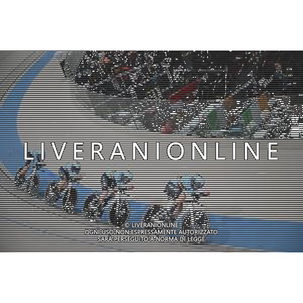 23-10-2025 World Championships Elite Women Track; Giornata 02; 2025, Belgium; Bossuyt, Shari; De Clercq, Katrijn; Hesters, Helene; Vierstraete, Luca; Santiago Del Cile - Velodromo Penalolen; ©SIROTTI - AGENZIA ALDO LIVERANI SAS