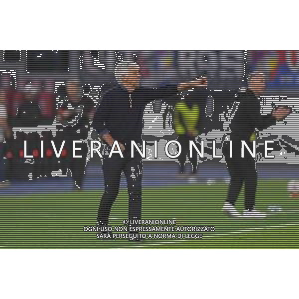 Roma vs Viktoria Plzen Europa League - 3 Giornata Stadio Olimpico - Roma 23-10-2025 nella foto Gian Piero Gasperini Foto Federico Gaetano - ag Aldo liverani