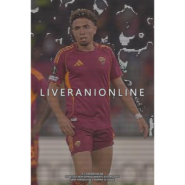 Roma vs Viktoria Plzen Europa League - 3 Giornata Stadio Olimpico - Roma 23-10-2025 nella foto Neil El Aynaoui Foto Federico Gaetano - ag Aldo liverani