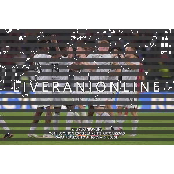 Roma vs Viktoria Plzen Europa League - 3 Giornata Stadio Olimpico - Roma 23-10-2025 nella foto Esultanza Viktoria Plzen Foto Federico Gaetano - ag Aldo liverani