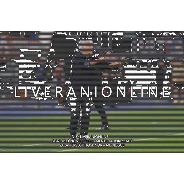 Roma vs Viktoria Plzen Europa League - 3 Giornata Stadio Olimpico - Roma 23-10-2025 nella foto Gian Piero Gasperini Foto Federico Gaetano - ag Aldo liverani