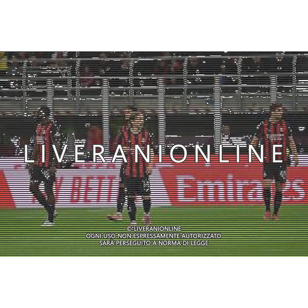 Milan vs Pisa nella foto delusione Milan dopo il gol subito Milano 24-10-2025 Stadio Giuseppe Meazza - San Siro Milan vs Pisa Campionato Serie A Enilive - 8a giornata foto Roberto Garavaglia/Agenzia Aldo Liverani sas
