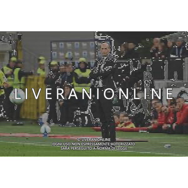 Milan vs Pisa nella foto Massimiliano Allegri allenatore Milan Milano 24-10-2025 Stadio Giuseppe Meazza - San Siro Milan vs Pisa Campionato Serie A Enilive - 8a giornata foto Roberto Garavaglia/Agenzia Aldo Liverani sas