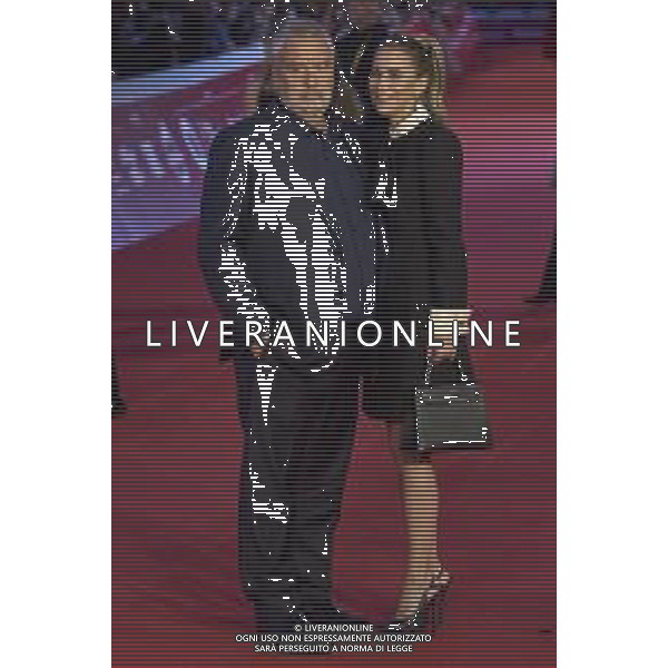 Roma 24 Ottobre 2025 Rome Film Fest - Red Carpet del film ‘Dracula’ di Luc Besson Nella foto: Luc Besson, Sarah Saldmann Foto Credit: Andrea Bracaglia- AGENZIA ALDO LIVERANI SAS