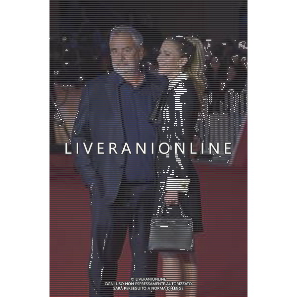 Roma 24 Ottobre 2025 Rome Film Fest - Red Carpet del film ‘Dracula’ di Luc Besson Nella foto: Luc Besson, Sarah Saldmann Foto Credit: Andrea Bracaglia- AGENZIA ALDO LIVERANI SAS