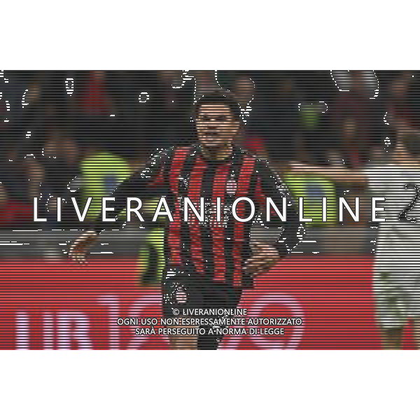 Milan vs Pisa nella foto Zachary Athekame (Milan) esultanza dopo il gol del 2 a 2 Milano 24-10-2025 Stadio Giuseppe Meazza - San Siro Milan vs Pisa Campionato Serie A Enilive - 8a giornata foto Roberto Garavaglia/Agenzia Aldo Liverani sas