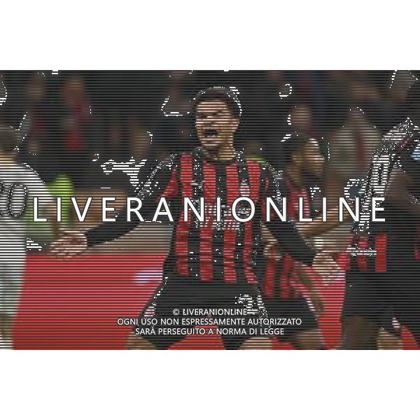 Milan vs Pisa nella foto Zachary Athekame (Milan) esultanza dopo il gol del 2 a 2 Milano 24-10-2025 Stadio Giuseppe Meazza - San Siro Milan vs Pisa Campionato Serie A Enilive - 8a giornata foto Roberto Garavaglia/Agenzia Aldo Liverani sas