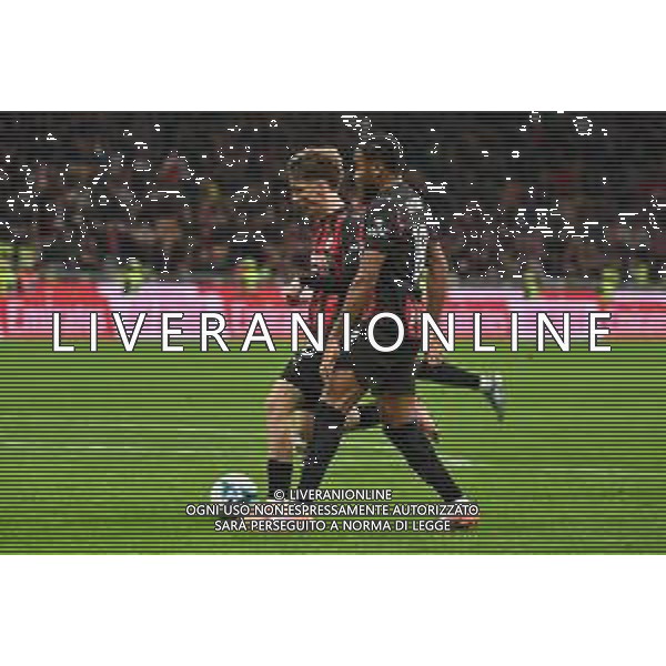 Milan vs Pisa nella foto Alexis Saelemaekers (Milan) occasione da gol nel recupero Milano 24-10-2025 Stadio Giuseppe Meazza - San Siro Milan vs Pisa Campionato Serie A Enilive - 8a giornata foto Roberto Garavaglia/Agenzia Aldo Liverani sas