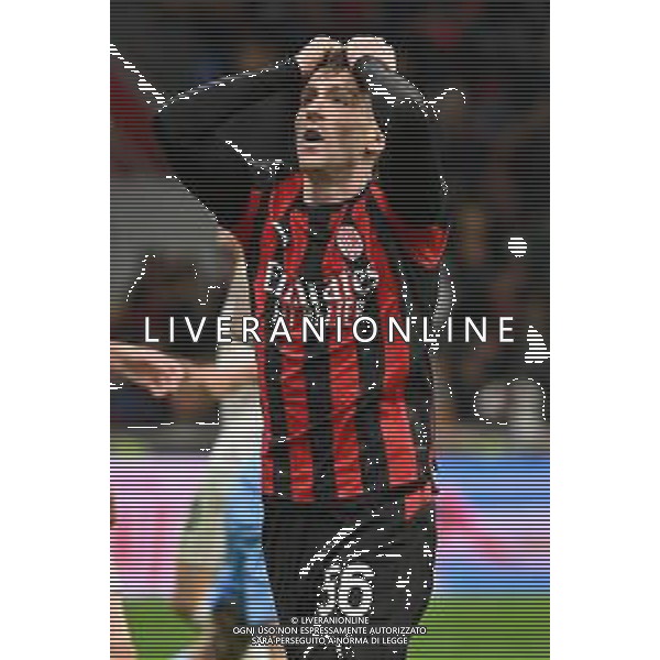 Milan vs Pisa nella foto Alexis Saelemaekers (Milan) Milano 24-10-2025 Stadio Giuseppe Meazza - San Siro Milan vs Pisa Campionato Serie A Enilive - 8a giornata foto Roberto Garavaglia/Agenzia Aldo Liverani sas