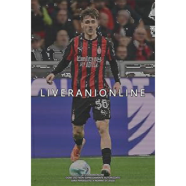 Milan vs Pisa nella foto Alexis Saelemaekers (Milan) Milano 24-10-2025 Stadio Giuseppe Meazza - San Siro Milan vs Pisa Campionato Serie A Enilive - 8a giornata foto Roberto Garavaglia/Agenzia Aldo Liverani sas