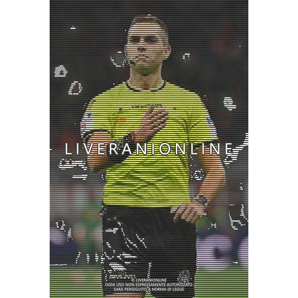 Milan vs Pisa nella foto l\'arbitro Luca Zufferli di Udine Milano 24-10-2025 Stadio Giuseppe Meazza - San Siro Milan vs Pisa Campionato Serie A Enilive - 8a giornata foto Roberto Garavaglia/Agenzia Aldo Liverani sas