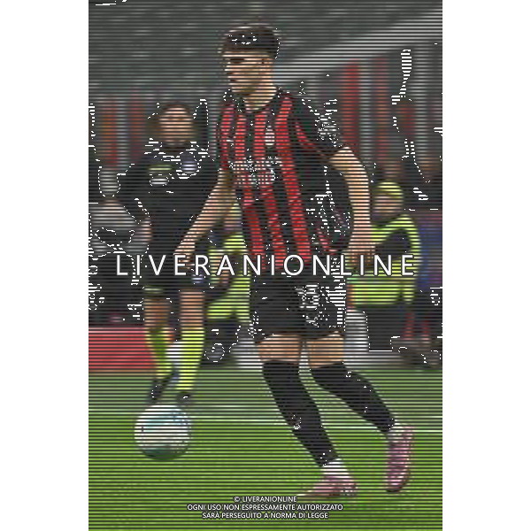 Milan vs Pisa nella foto Davide Bartesaghi (Milan) Milano 24-10-2025 Stadio Giuseppe Meazza - San Siro Milan vs Pisa Campionato Serie A Enilive - 8a giornata foto Roberto Garavaglia/Agenzia Aldo Liverani sas