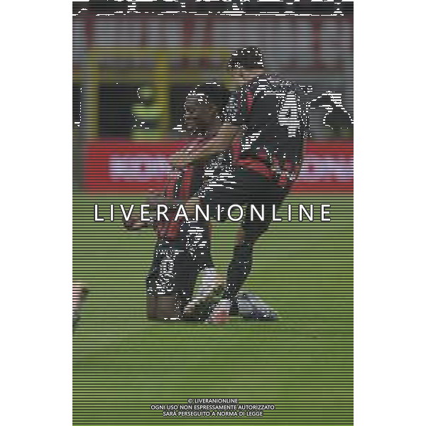 ESULTANZA DOPO IL GOL DI RAFAEL LEAO CON SAMUELE RICCI -MILAN - PISA CAMPIONATO CALCIO SERIE A 24.10.2025 ©PAOLO GIAMPIETRI - AGENZIA ALDO LIVERANI SAS