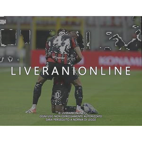 ESULTANZA DOPO IL GOL DI RAFAEL LEAO CON SAMUELE RICCI -MILAN - PISA CAMPIONATO CALCIO SERIE A 24.10.2025 ©PAOLO GIAMPIETRI - AGENZIA ALDO LIVERANI SAS