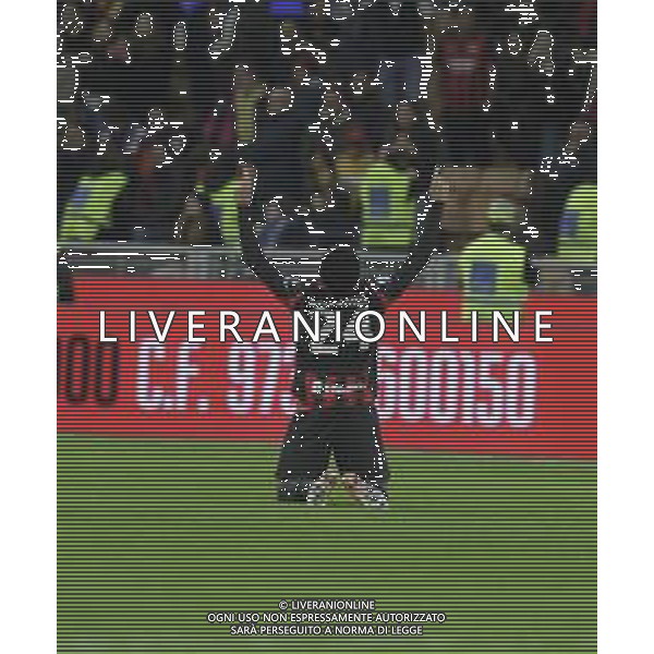 ESULTANZA DOPOGOL ATHEKAME ZACHARY -MILAN - PISA CAMPIONATO CALCIO SERIE A 24.10.2025 ©PAOLO GIAMPIETRI - AGENZIA ALDO LIVERANI SAS