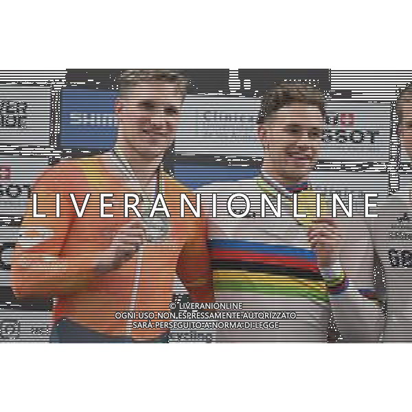 24-10-2025 World Championships Elite Track; Giornata 03; 2025, Olanda; Lavreysen, Harrie; Hoogland, Jeffrey; Santiago Del Cile - Velodromo Penalolen; ©SIROTTI - AGENZIA ALDO LIVERANI SAS