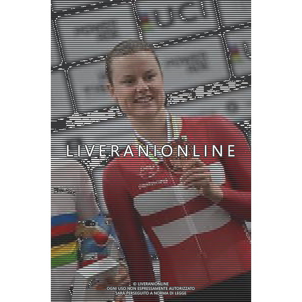 24-10-2025 World Championships Elite Women Track; Giornata 03; 2025, Danimarca; Dideriksen, Amalie; Santiago Del Cile - Velodromo Penalolen; ©SIROTTI - AGENZIA ALDO LIVERANI SAS