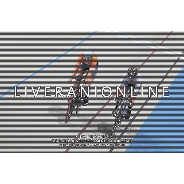 24-10-2025 World Championships Elite Women Track; Giornata 03; 2025, Olanda; 2025, Japan; Van De Wouw, Hetty; Sato, Mina; Santiago Del Cile - Velodromo Penalolen; ©SIROTTI - AGENZIA ALDO LIVERANI SAS