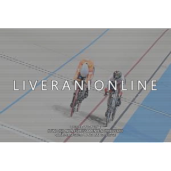 24-10-2025 World Championships Elite Women Track; Giornata 03; 2025, Olanda; 2025, Japan; Van De Wouw, Hetty; Sato, Mina; Santiago Del Cile - Velodromo Penalolen; ©SIROTTI - AGENZIA ALDO LIVERANI SAS