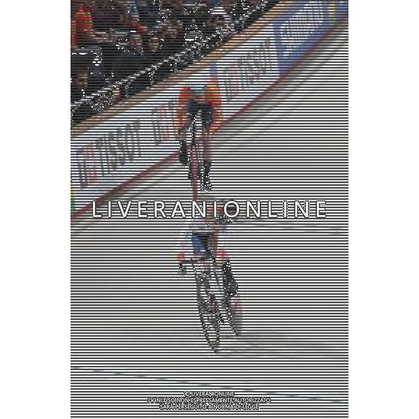 24-10-2025 World Championships Elite Women Track; Giornata 03; 2025, Olanda; 2025, Japan; Van De Wouw, Hetty; Sato, Mina; Santiago Del Cile - Velodromo Penalolen; ©SIROTTI - AGENZIA ALDO LIVERANI SAS