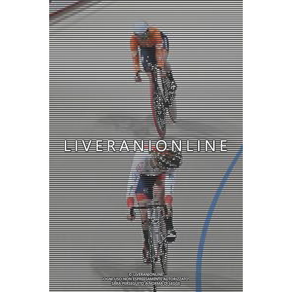 24-10-2025 World Championships Elite Women Track; Giornata 03; 2025, Olanda; 2025, Japan; Van De Wouw, Hetty; Sato, Mina; Santiago Del Cile - Velodromo Penalolen; ©SIROTTI - AGENZIA ALDO LIVERANI SAS