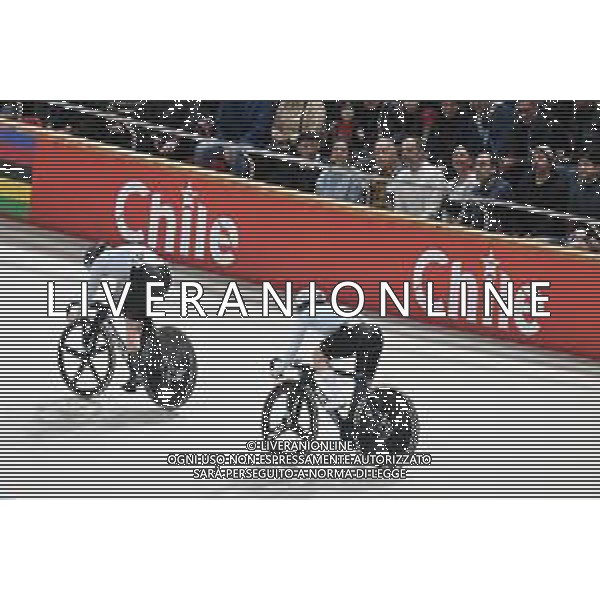 24-10-2025 World Championships Elite Women Track; Giornata 03; 2025, Ain; Lysenko, Alina; Burlakova, Lana; Santiago Del Cile - Velodromo Penalolen; ©SIROTTI - AGENZIA ALDO LIVERANI SAS