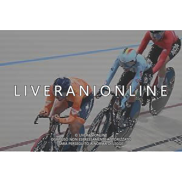 24-10-2025 World Championships Elite Women Track; Giornata 03; 2025, Olanda; 2025, Belgium; Wiebes, Lorena; Bossuyt, Shari; Santiago Del Cile - Velodromo Penalolen; ©SIROTTI - AGENZIA ALDO LIVERANI SAS