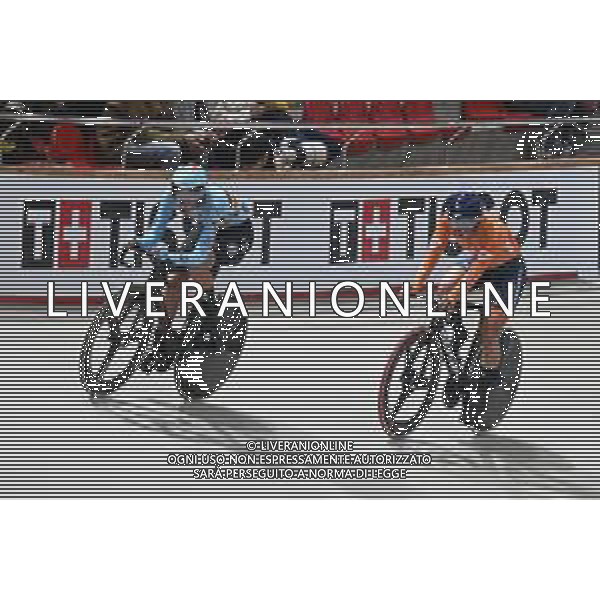 24-10-2025 World Championships Elite Women Track; Giornata 03; 2025, Olanda; 2025, Belgium; Wiebes, Lorena; Bossuyt, Shari; Santiago Del Cile - Velodromo Penalolen; ©SIROTTI - AGENZIA ALDO LIVERANI SAS
