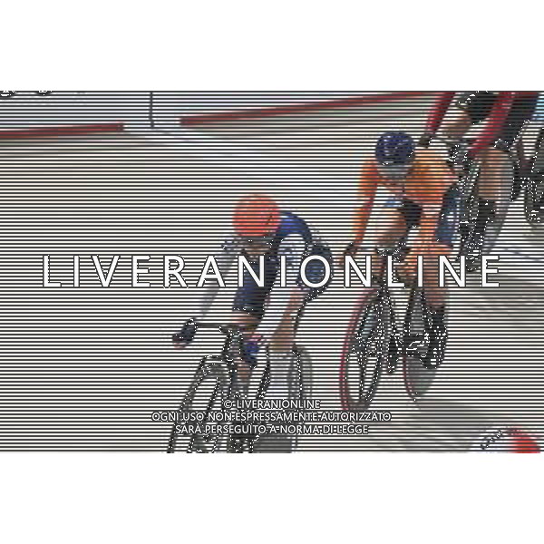 24-10-2025 World Championships Elite Women Track; Giornata 03; 2025, France; 2025, Olanda; Borras, Marion; Wiebes, Lorena; Santiago Del Cile - Velodromo Penalolen; ©SIROTTI - AGENZIA ALDO LIVERANI SAS