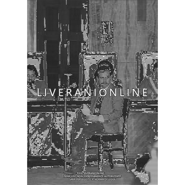 NEG- MILANO 1982 PROCESSO A PRIMA LINEA NELLA FOTO IL PROCESSO A PRIMA LINEA E BRIGATE ROSSE A MILANO NELL\'ANNO 1982 AG ALDO LIVERANI SAS