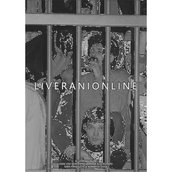 NEG- MILANO 1982 PROCESSO A PRIMA LINEA NELLA FOTO IL PROCESSO A PRIMA LINEA E BRIGATE ROSSE A MILANO NELL\'ANNO 1982 AG ALDO LIVERANI SAS