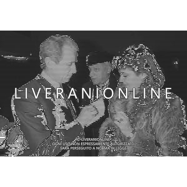 NEG- RETROSPETTIVA GIOVANNI TRAPATTONI ALLENATORE JUVENTUS NELLA FOTO GIOVANNI TRAPATTONI IN CONFERENZA STAMPA A CUSANO MILANINO NELL’ANNO 1985 AG ALDO LIVERANI SAS