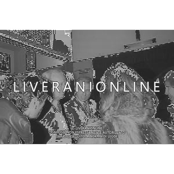 NEG- RETROSPETTIVA GIOVANNI TRAPATTONI ALLENATORE JUVENTUS NELLA FOTO GIOVANNI TRAPATTONI IN CONFERENZA STAMPA A CUSANO MILANINO NELL’ANNO 1985 AG ALDO LIVERANI SAS